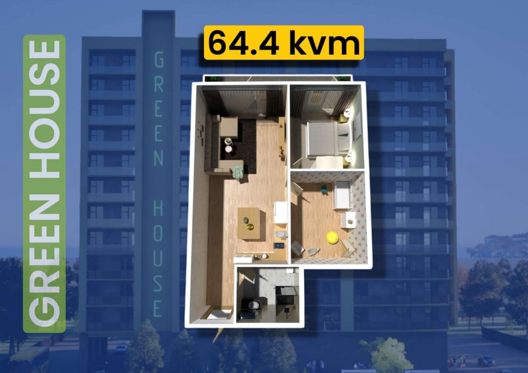 1 room - 1Otaq