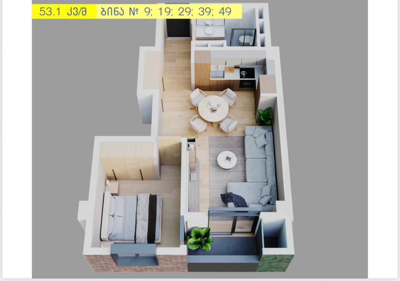 1 room - 1Otaq 1
