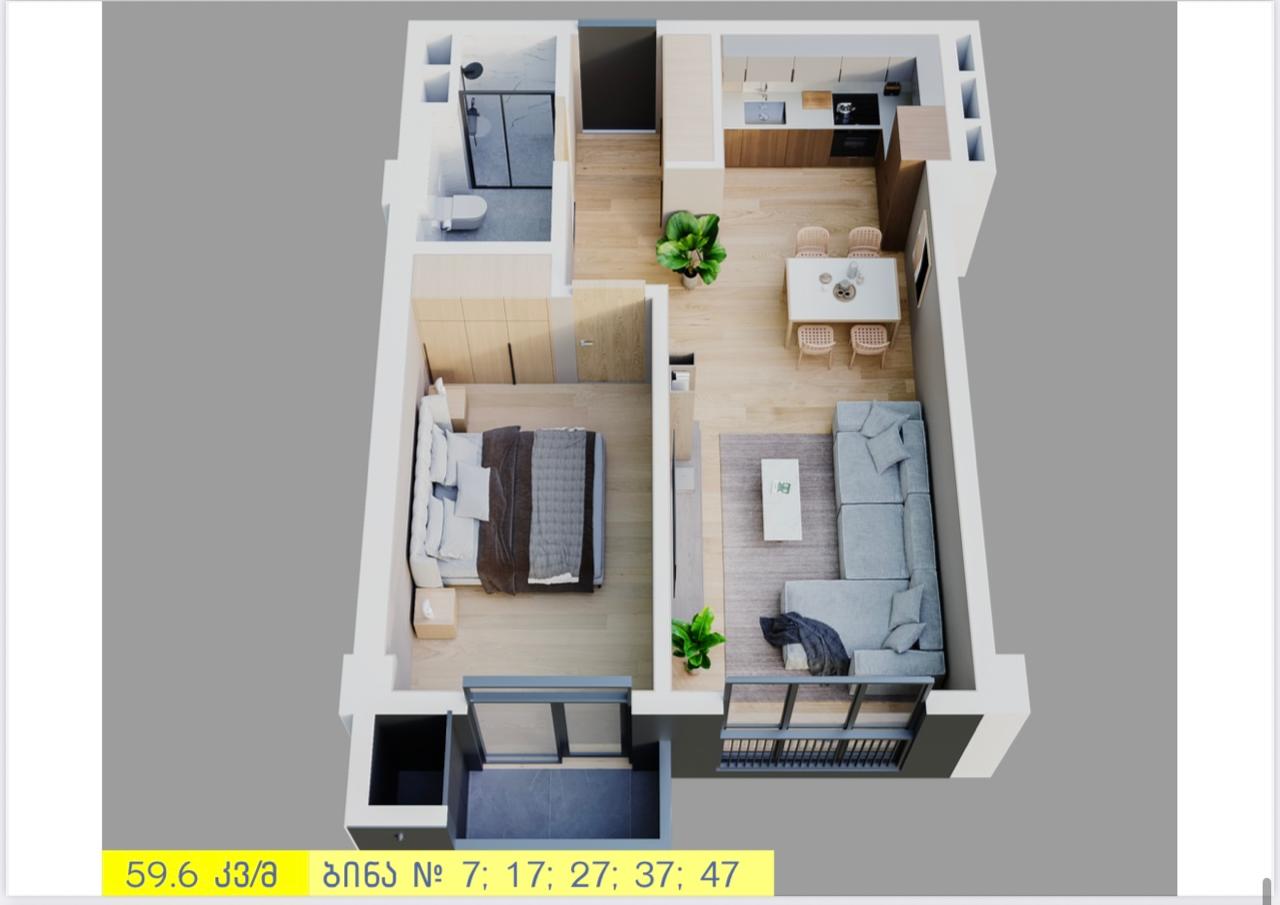 1 room - 1Otaq