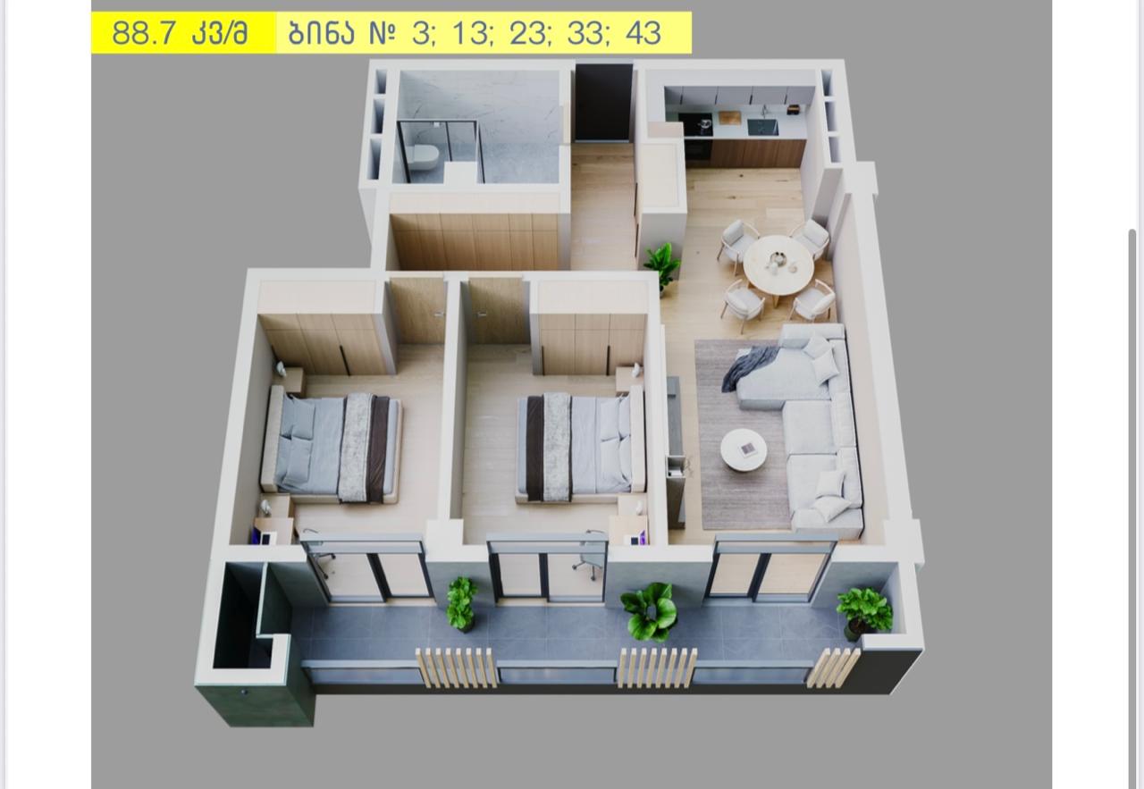 2 rooms - 2Otaq